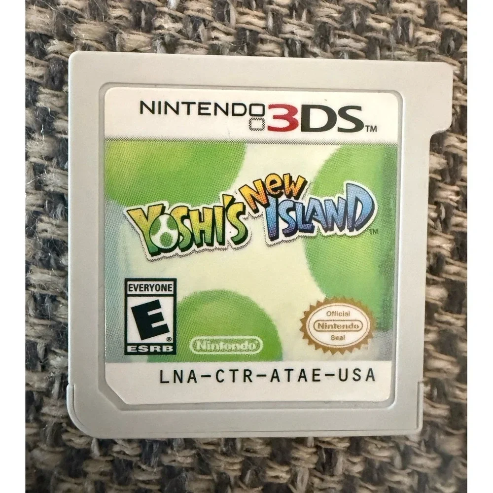 Yoshi's New Island (Nintendo 3DS, 2014)  No CASE Tested & Working!